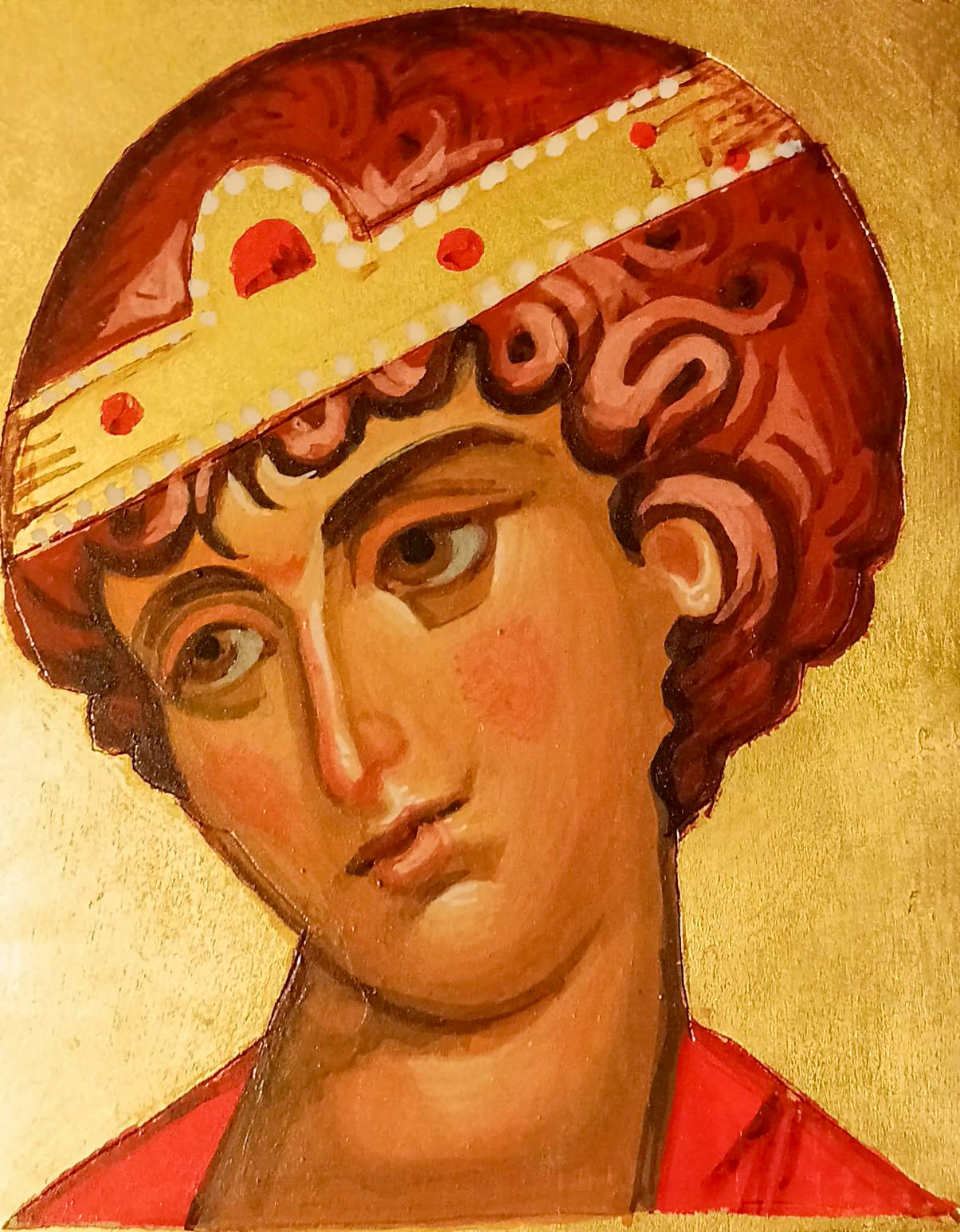 Η κεφαλή του Άγιου Γεώργιου.